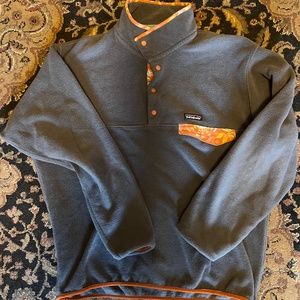 Patagonia Mens 1/4 button up Fleece Sweater Size L